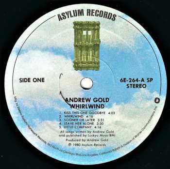 LP Andrew Gold: Whirlwind