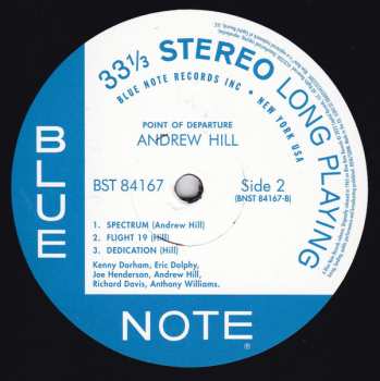 LP Andrew Hill: Point Of Departure