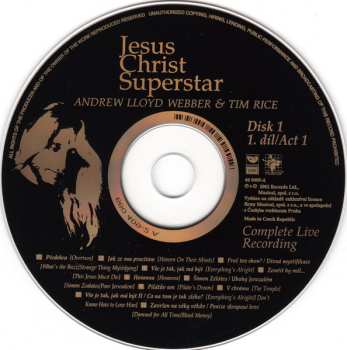 2CD Andrew Lloyd Webber And Tim Rice: Jesus Christ Superstar