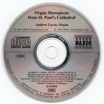 CD Andrew Lucas: Organ Showpieces from St. Paul's Cathedral
