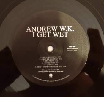 LP Andrew W.K.: I Get Wet