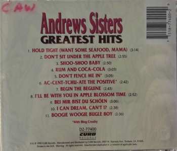 CD The Andrews Sisters: Greatest Hits