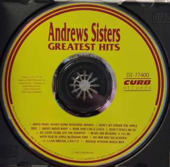 CD The Andrews Sisters: Greatest Hits