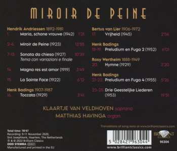 CD Henk Badings: Miroir De Peine