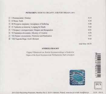 CD Petr Eben: Job For Organ = Hiob Na Organy