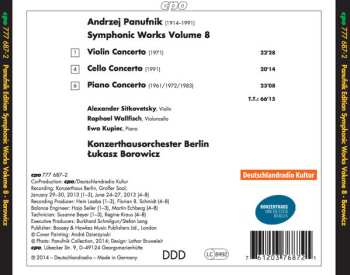 CD Raphael Wallfisch: Concertos (Symphonic Works Vol. 8)