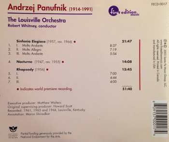 CD The Louisville Orchestra: Sinfonia Elegiaca / Nocturne / Rhapsody