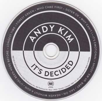 CD Andy Kim: It's Decided
