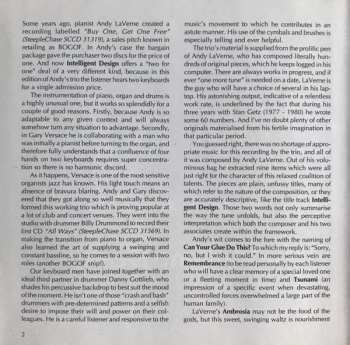 CD Andy Laverne Trio: Intelligent Design