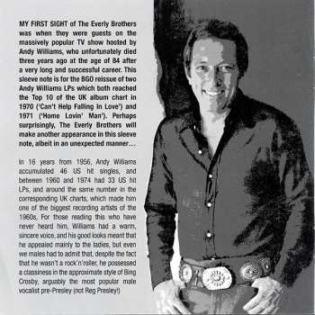 CD Andy Williams: Can't Help Falling In Love - Home Lovin' Man