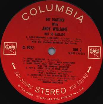 LP Andy Williams: Get Together With Andy Williams