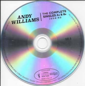 2CD Andy Williams: The Complete Singles As & Bs 1954-62