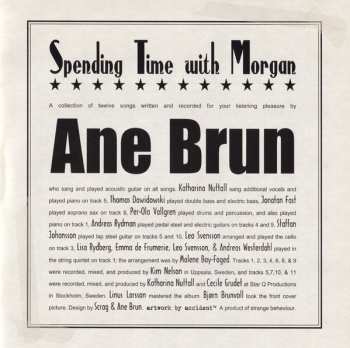CD Ane Brun: Spending Time With Morgan