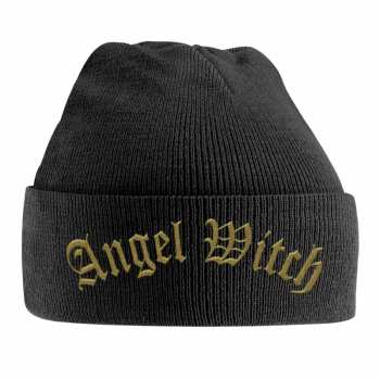 Merch Angel Witch: Pet Gold Logo Angel Witch Vyšívaná