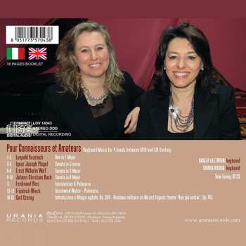 CD Angela Lazzaroni: Pour Connaisseurs Et Amateurs