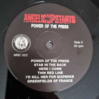 LP Angelic Upstarts: Power Of The Press