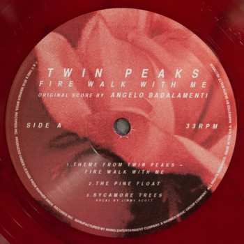 2LP Angelo Badalamenti: Twin Peaks: Fire Walk With Me CLR