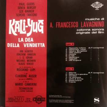 LP Angelo Francesco Lavagnino: Kali-Yug La Dea Della Vendetta (Colonna Sonora Originale)