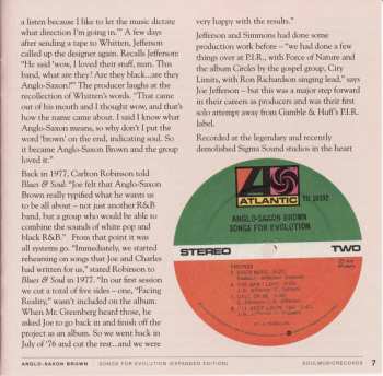 CD Anglo Saxon Brown: Songs For Evolution