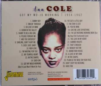 CD Ann Cole: Got My Mo-jo Working (But It Just Won't Work On You) 1954-1962