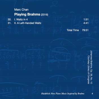 CD Ann DuHamel: Rückblick: New Piano Music Inspired By Brahms