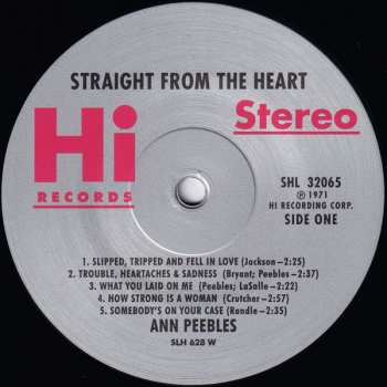 LP Ann Peebles: Straight From The Heart