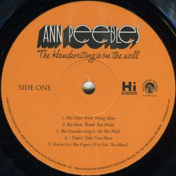 LP Ann Peebles: The Handwriting Is On The Wall