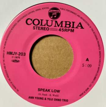 SP Yuji Ohno Trio: Speak Low