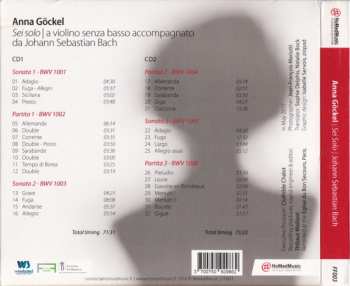 2CD Johann Sebastian Bach: Sei Solo (Sonates Et Partitas Pour Violon Seul)