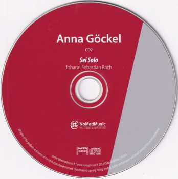 2CD Johann Sebastian Bach: Sei Solo (Sonates Et Partitas Pour Violon Seul)