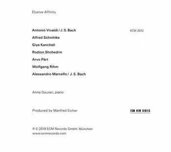CD Anna Gourari: Elusive Affinity