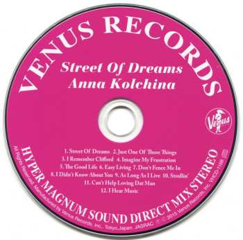 CD Anna Kolchina: Street Of Dreams