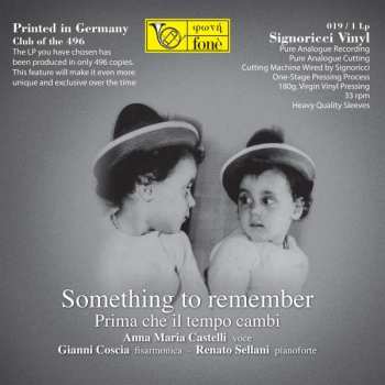 LP Gianni Coscia: Something To Remember 'Prima Che Il Tempo Cambi'