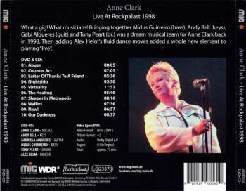 CD/DVD Anne Clark: Live At Rockpalast 1998