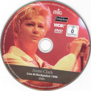 CD/DVD Anne Clark: Live At Rockpalast 1998