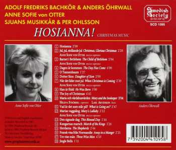 CD Anne Sofie Von Otter: Hosianna! - Christmas Music