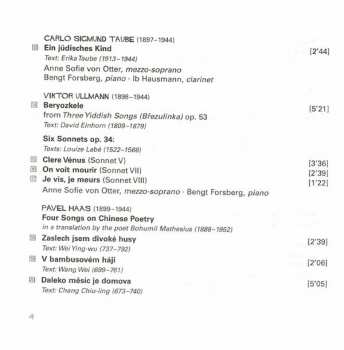 CD Anne Sofie Von Otter: Terezín / Theresienstadt