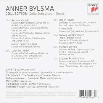 6CD/Doos Anner Bylsma: Anner Bylsma Collection - Cello Concertos - Duets