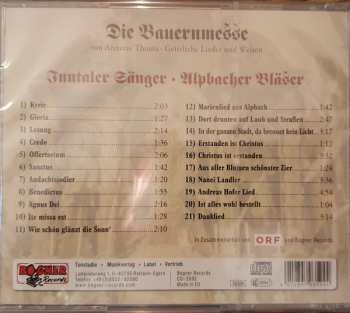 CD Inntaler Sänger: Die Bauernmesse Von Annette Thoma • Geistliche Lieder Und Weisen