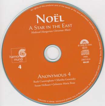 4CD/Doos Anonymous 4: Noël - Carols & Chants For Christmas