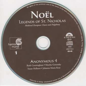 4CD/Doos Anonymous 4: Noël - Carols & Chants For Christmas