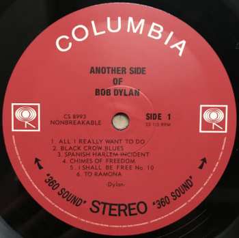 LP Bob Dylan: Another Side Of Bob Dylan