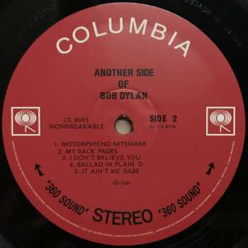 LP Bob Dylan: Another Side Of Bob Dylan