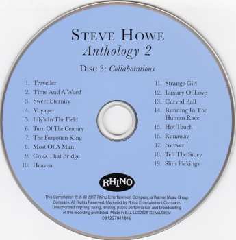 3CD Steve Howe: Anthology 2 (Groups & Collaborations) DIGI
