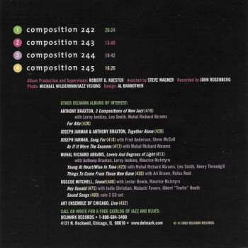 CD Anthony Braxton: Four Compositions (GTM) 2000