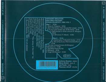 2CD Anthony Braxton: Knitting Factory (Piano/Quartet) 1994, Vol. 1