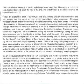 2CD Anthony Braxton: Ninetet (Yoshi's) 1997 Vol. 3