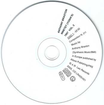 2CD Anthony Braxton: Ninetet (Yoshi's) 1997 Vol. 3