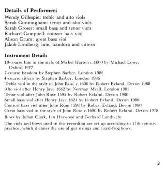 CD Anthony Holborne: Consort Music