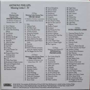 5CD/Doos Anthony Phillips: Missing Links I-IV